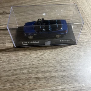 1/43 Minichamps BMW 3er Cabriolet 2000 topasblau met. - Bild 1 von 9