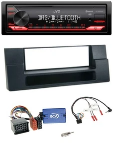 JVC Bluetooth USB DAB Lenkrad Autoradio für BMW 5er Ablage Rundpin - Bild 1 von 9