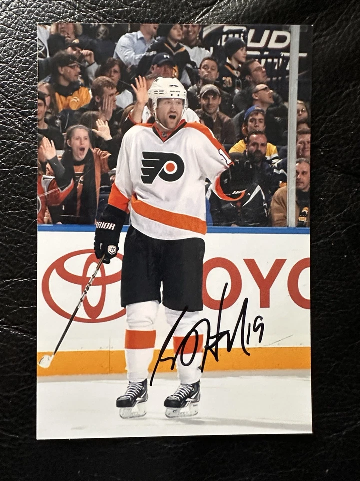 Fotografía 4x6 firmada por Scott Hartnell Philadelphia Flyers Foto 1 de 1