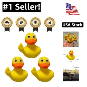 3pcs Middle Finger Ducks - Fun Rubber Toys Perfect for Dashboard Decoration - Picture 1 of 9