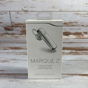 Plantronics Marque 2 M165 Wireless Bluetooth Headset Mobile Phone Earpiece White - Picture 1 of 5
