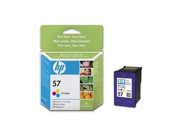 Hp Hewlett Packard Ink Inkjet Colour Print Fax Copier Cartridge No. 57/57A /C6657A/C667Ae For Vario...