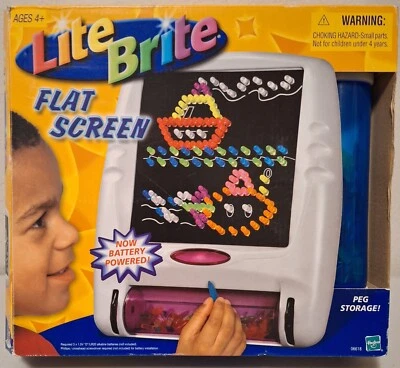 Vintage Lite Brite Flat Screen Design Image Creator, Battery Powered, 2003 - Image 1 of 4