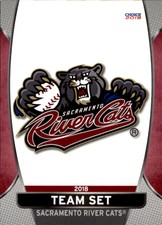 2018 Sacramento River Cats Choice #NNO Header Logo Checklist - NM Baseball Card