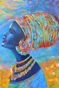 African American Art Wall Indoor Room Outdoor - POSTER 20x30 - Picture 1 of 4