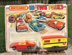 VINTAGE MATCHBOX SUPERFAST 75 two packs TP-4 HOLIDAY SET - SEALED BLISTER - - Picture 1 of 10
