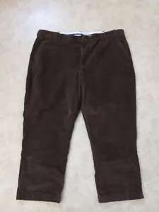 Pantaloni vintage LL Bean stretch country velluto a coste vita comoda 48x29 marrone usati in ottime condizioni - Foto 1 di 3