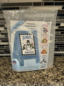Design Works 4 Seasons Display Board Plastic Canvas Kit New/Sealed - Picture 1 of 4