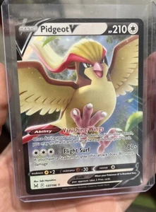 Pokémon TCG Pidgeot V Schwert & Schild - Verlorene Herkunft 137/196 Holo Ultra selten - Bild 1 von 2