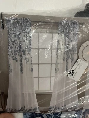 Lush Decor Tanisa Sheer Panels 38 X 95 2 Panels NWT  $120 - Image 1 of 4