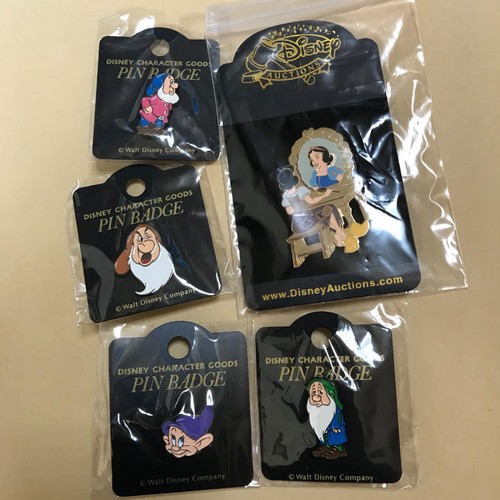 Snow White And The Seven Dwarfs Disney Pin Badge Set Of 5 Princess eBay