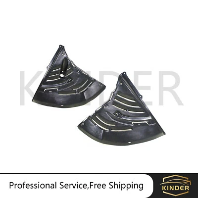 Juego de 2 protectores contra salpicaduras de motor laterales izquierdo y derecho para BMW 750Li 2006-2008 Foto 1 de 4