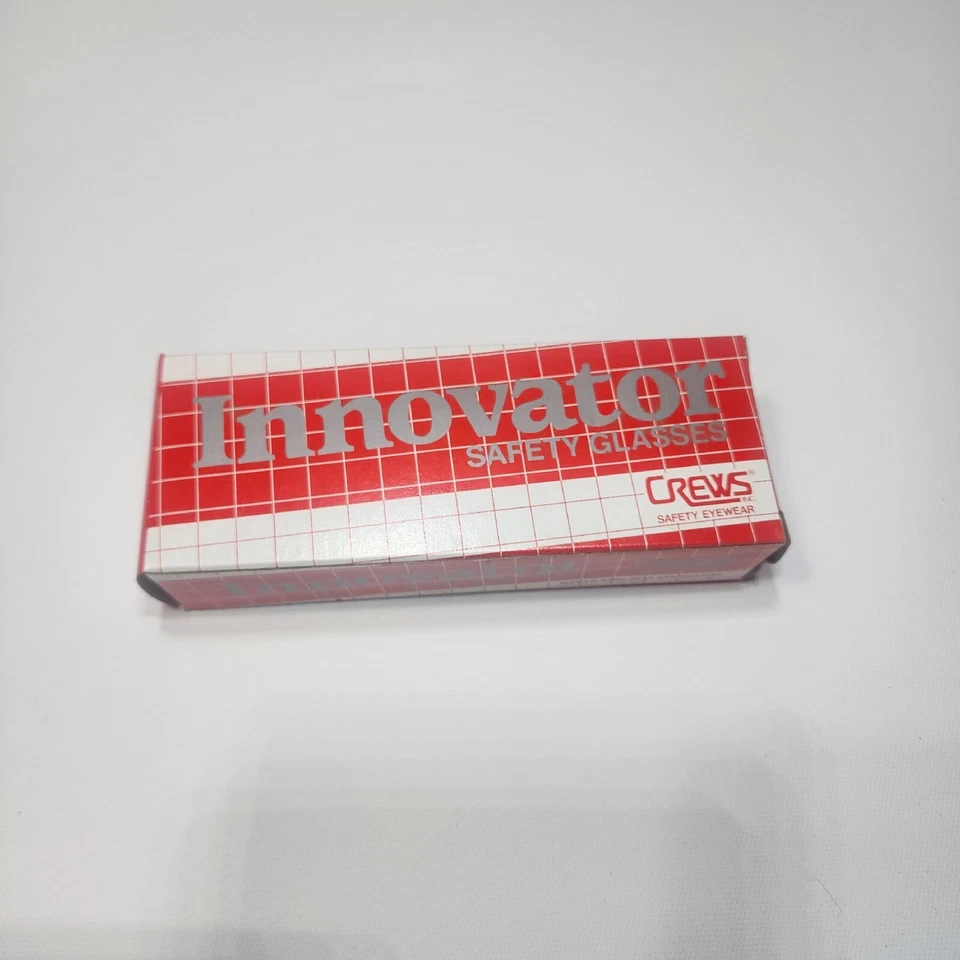 Gafas de seguridad vintage Crews Innovator 112120 con protectores laterales caja original verde Foto 1 de 4
