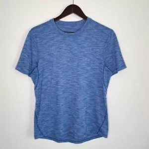 Maniche corte somatiche da uomo Lululemon taglia M blu erica J41 - Foto 1 di 6