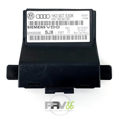 ECU Scatola Gateway SKODA Octavia II (1Z) 1.9Tdi 105 BXE / 1K0907530K - Immagine 1 di 4