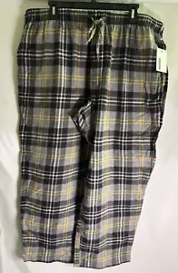 Men's NWT 2XB Sleepwear Flannel Plaid Pants Bottoms Pajamas - Picture 1 of 4