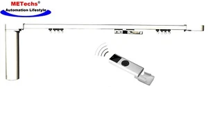 Remote Control Motorized Electric Belt Drive Drapery Rail Track Quiet CL200BT  - Picture 1 of 13