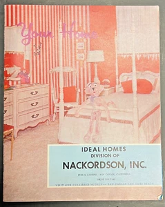 1965 IDEAL HOMES by Nackordson MOSS BEACH & SAN CARLOS CA Brochure - Picture 1 of 5