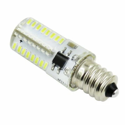 10pcs E12 Candelabra C7 LED Bulb 2.6W 64 3014SMD Lamp White 6000K 110V 120V H - Image 1 of 4