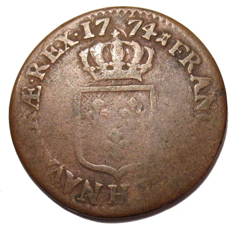 OLD COLONIAL COINS 1774 FRANCE Cover