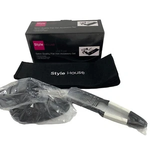 Style House Salon Quality Flat Iron Accessory Set New in Box - Picture 1 of 5