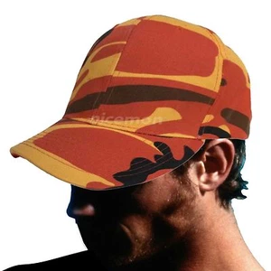Orange Camouflage Military Camo Ball Baseball Caps Hats 100% Cotton 1sz Fit - Picture 1 of 5