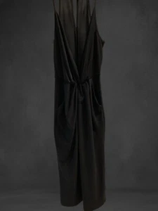 BCBG Paris Black Dress - Women’s XS - Elegant Gathered Design - Picture 1 of 6