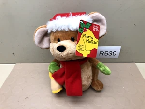 Merry Mouse Animated Christmas Light Up Plush plays "Jingle Bells" 2013 Gund - Picture 1 of 10