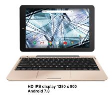 RCA 10 Inch 64/128GB Android Tablet with Keyboard (Gold)