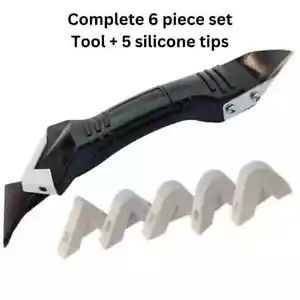 5 in 1 Silicone Sealant Remover Tool Kit Set Scraper Caulking Mould Removal DIY - Picture 1 of 3
