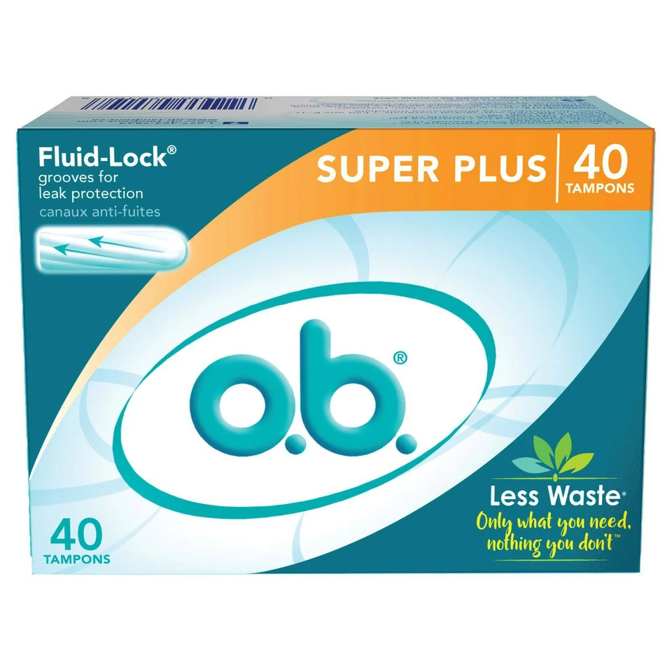 O.b. Super Plus OB Tampons 40 Count