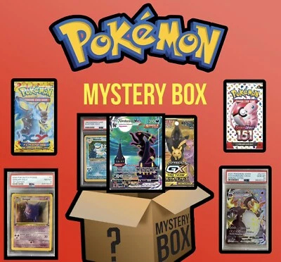 Pokémon Mystery Boxes! Vintage And Modern Cards, 2 Packs, 1 in 2 Graded Slabs - Image 1 of 2