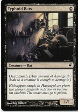Typhoid Rats  x4 Innistrad MtG NM