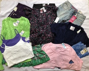 NWT girls sz 12 JUSTICE, ARIZONA, OLD NAVY, FRESH BREWED 11 pc mix & match lot!! - Picture 1 of 12