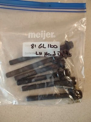 Juego de pernos de culata izquierda Honda Goldwing GL1100 1981 Foto 1 de 2