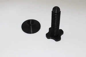 Schwarz Saitek Pro Flight Yoke Befestigungsschraube Ersatz Logitech G - Bild 1 von 5
