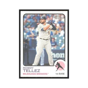 2022 Topps Heritage Rowdy Tellez Brewers #56 - Picture 1 of 3