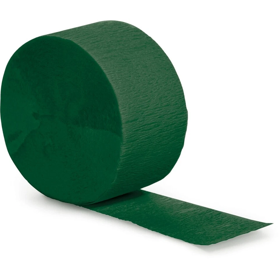 H Green Crepe Streamer 81FT - Image 1 of 1