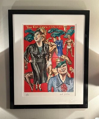 Novios rojos, ¡puedes tener un cuerpo como el mío!  Serigrafía 130/150 1978 sin marco Foto 1 de 4