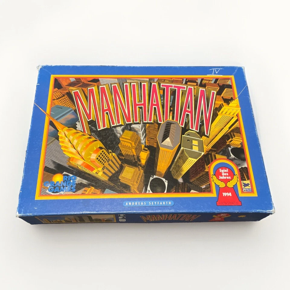 Hans Im Gluck Boardgame Manhattan (German 2nd Ed) Box Fair/Fair - Image 1 of 4
