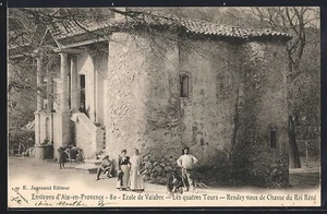 CPA Valabre, Les quatre Tours, Rendez-vous de Chasse du Roi René - Picture 1 of 2