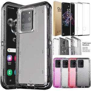 Funda ultra transparente para teléfono Samsung Galaxy S20/S20 Plus / Protector de pantalla - Imagen 1 de 48