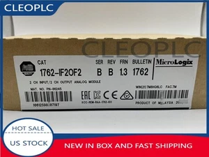 New Factory Sealed AB 1762-IF2OF2 MicroLogix1200 Analog I/O Module US Free Tax - Picture 1 of 1