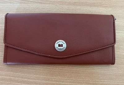 OROTON Brown Melanie Leather Travel Wallet/Clutch Multiple Compartments - Image 1 of 4