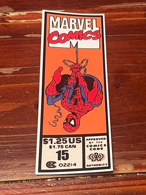 Spider-Man Marvel Corner Box 5” ¡Pegatina de vinilo con arte Todd McFarlane! Foto 1 de 2