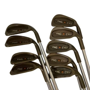 Ping EYE 2 Iron Set Orange Dot Flex UNI 9 Pieces Micro Taper Right Handed F/S - Picture 1 of 7