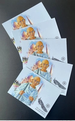 Angola 2019 Mi. ? Stationery Entier Mahatma Gandhi India Taj Mahal Oiseau Bird - Photo 1/2
