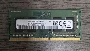 Módulo RAM DDR4 SODIMM 4 GB 3200 MHz 1Rx16 PC4-3200AA 260 pines SDRAM memoria para computadora portátil - Imagen 1 de 1