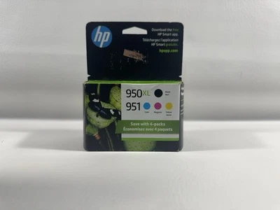 HP 950XL Black Ink /951 Cyan, Magenta, Yellow,  Ink Cartridges - Image 1 of 4