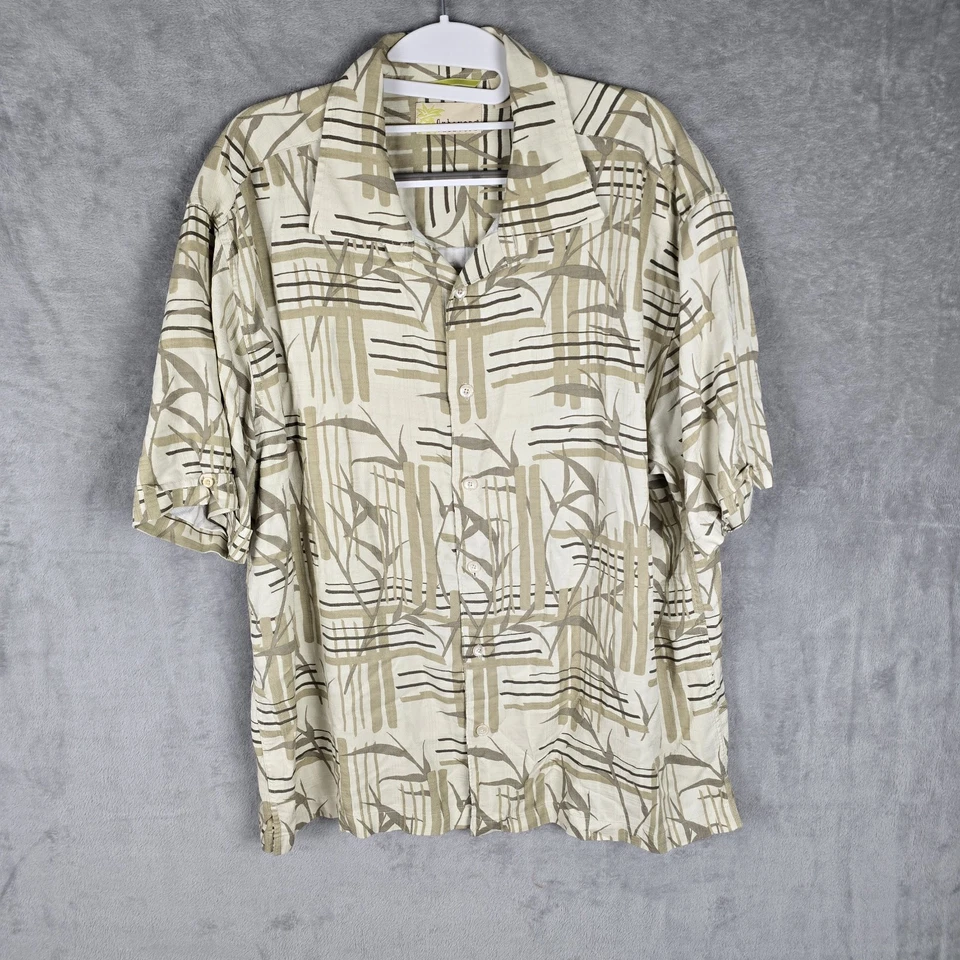 Camisa Hawaiana Cubavera 100% Rayón Diseños Florales Talla XL Foto 1 de 4